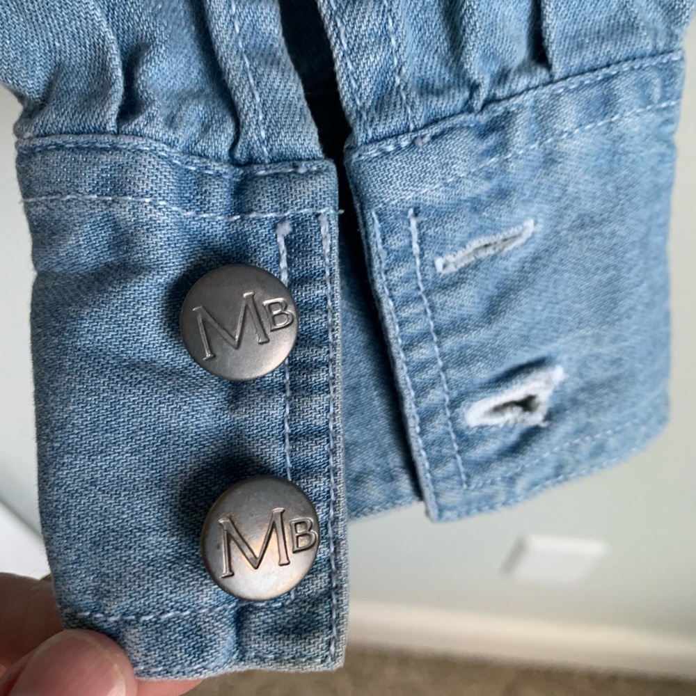Denim Zip-Up Jacket - Picture 6 of 6